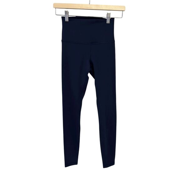 Lululemon Wunder Train High Rise Tight 28" Size 4 True Navy NWT Authentic - Picture 3 of 6